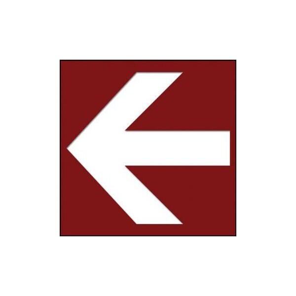 Accuform 3 in W x 3 in H, Engraved Plastic PSG303MR - main